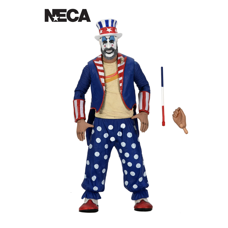 House of 1000 Corpses - Captain Spaulding Tailcoat 20th Anniversary 7" NECA Figure