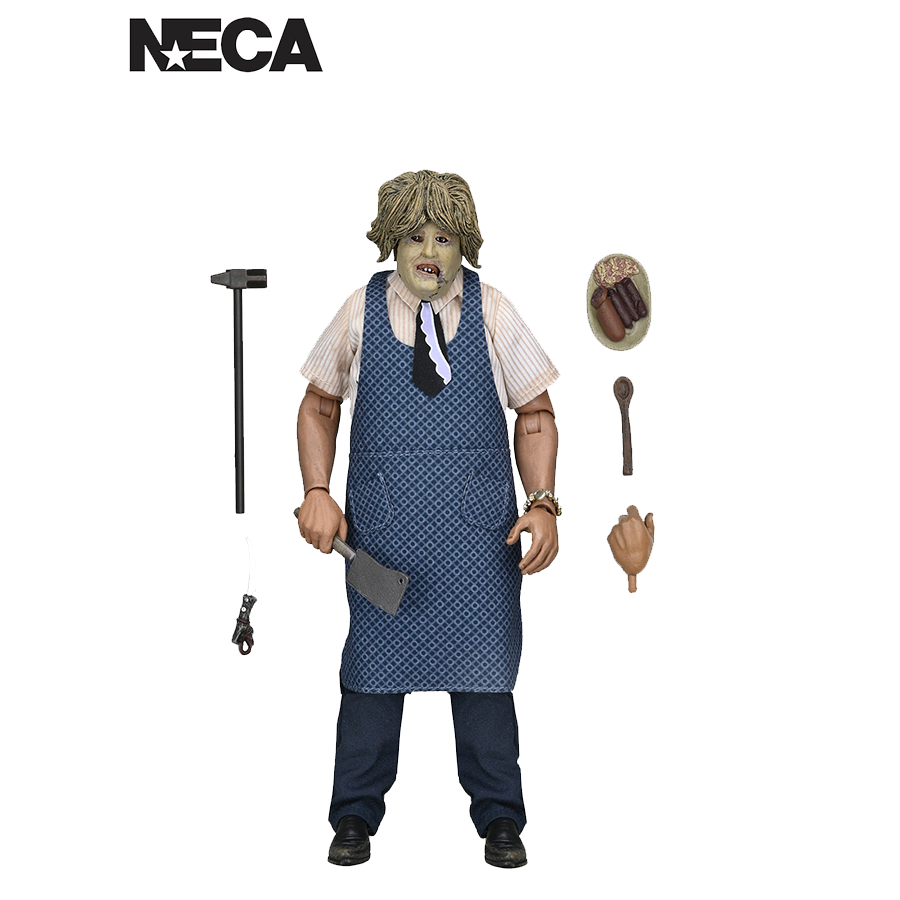 The Texas Chainsaw Massacre - Leatherface With Old Lady Mask 8" Window Box Clothed NECA Figure